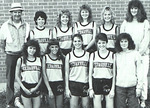 1989-1990 Women's Cross Country Team