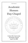 42nd Annual Academic Honors Day Chapel