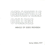 1976-1977 Cedarville College Annual Report by Cedarville College