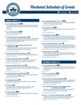 2014 Getting Started Weekend Schedule by Cedarville University