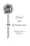 1948 Concert and Commencement Program by Baptist Bible Institute of Cleveland