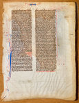 Manuscript Leaf from a French Vulgate Bible