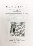 Geneva Bible New Testament