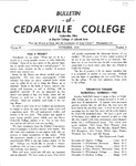 Bulletin of Cedarville College, November 1956 by Cedarville College