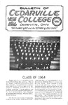 Bulletin of Cedarville College, July 1964 by Cedarville College