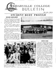 Cedarville College Bulletin, December 1967/January 1968 by Cedarville College