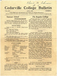 Cedarville College Bulletin, April 1932