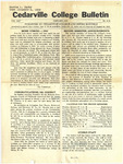 Cedarville College Bulletin, January 1941 by Cedarville College