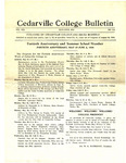 Cedarville College Bulletin, May-June 1934 by Cedarville College