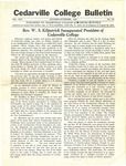Cedarville College Bulletin, October-November 1940