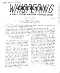 Whispering Cedars, April 25, 1958 by Cedarville College