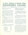 Whispering Cedars, December 14, 1962
