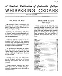 Whispering Cedars, November 15, 1960