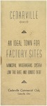 Cedarville, Ohio: An Ideal Town for Factory Sites by Cedarville Commercial Club
