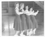 1955-1956 Cheerleaders by Cedarville University