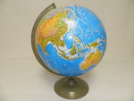 Physical globe by Cedarville University