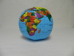 Inflatable globe by Cedarville University