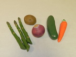 Vegetables toy by Cedarville University