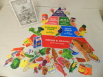 Food pyramid felt pieces [flannelgraph figures] by Cedarville Universityxc