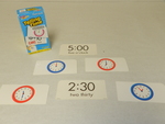 Telling time [flash cards] by Cedarville University