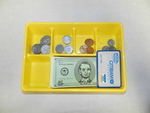 Play money with tray by Cedarville University