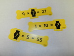 Multiplication mystery math sliders [manipulatives] by Cedarville University