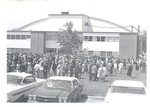 Commencement Crowd Outside of Tyler by Cedarville University