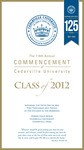 2012 Commencement Program