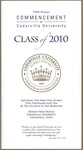 2010 Commencement Program