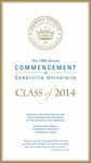 2014 Commencement Program