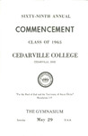 1965 Commencement Program