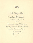 1903 Commencement Invitation