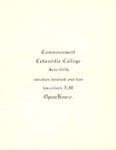 1902 Commencement Invitation