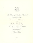 1900 Commencement Invitation