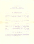 1951 Baccalaureate Service