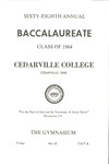 1964 Baccalaureate Service