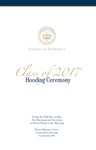 School of Pharmacy Class of 2017 Hooding Ceremony