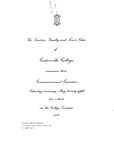 1957 Commencement Invitation