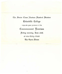 1919 Commencement Invitation