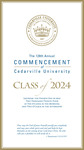 2024 Commencement Program by Cedarville University