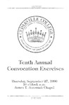 Tenth Annual Convocation Exercises by Cedarville University