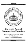 Eleventh Annual Convocation Exercises by Cedarville University