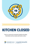 Kitchen Closed by Cedarville University