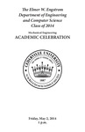 The Department of Engineering and Computer Science Class of 2014 Mechanical Engineering Celebration Program