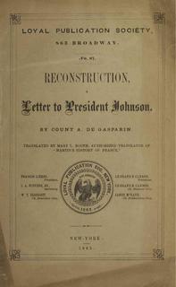 Reconstruction: A Letter to President Johnson