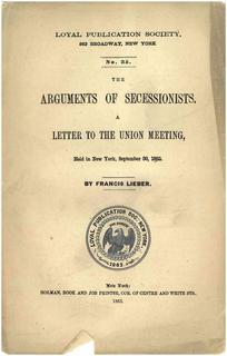 The Arguments of Secessionists