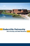 2013 Faculty and Staff Sessions by Cedarville University