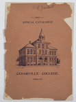 First College Catalog by Cedarville University