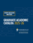 2025-2026 Graduate Academic Catalog by Cedarville University