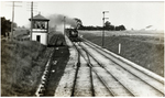 Railroad Tracks and Train by Cedarville University
